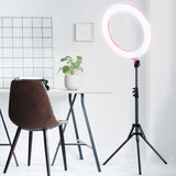 19" Embellir Dimmable LED Ring Light with Stand - 5800LM Makeup & Photography Accessory in Pink