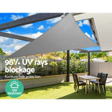 Stylish 5x5m Triangle Shade Sail - Durable UV-Blocking Outdoor Canopy