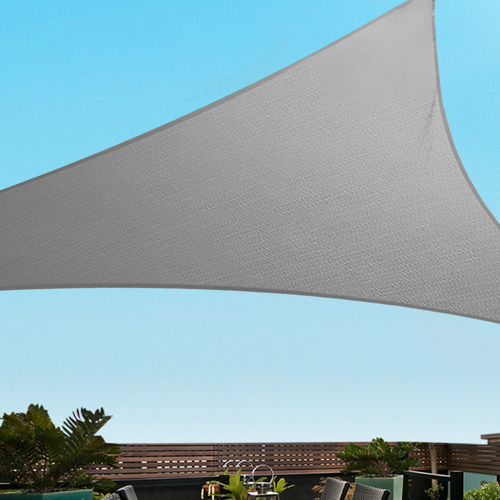 Stylish 5x5m Triangle Shade Sail - Durable UV-Blocking Outdoor Canopy