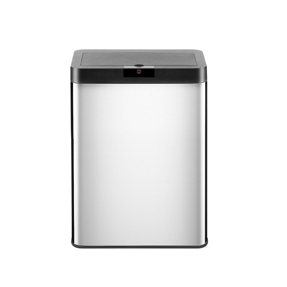 Motion-Activated 50L Stainless Steel Touchless Trash Can