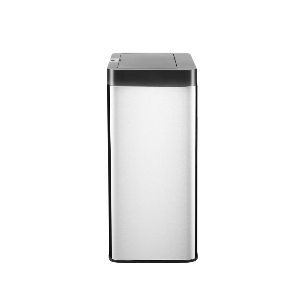 Motion-Activated 50L Stainless Steel Touchless Trash Can