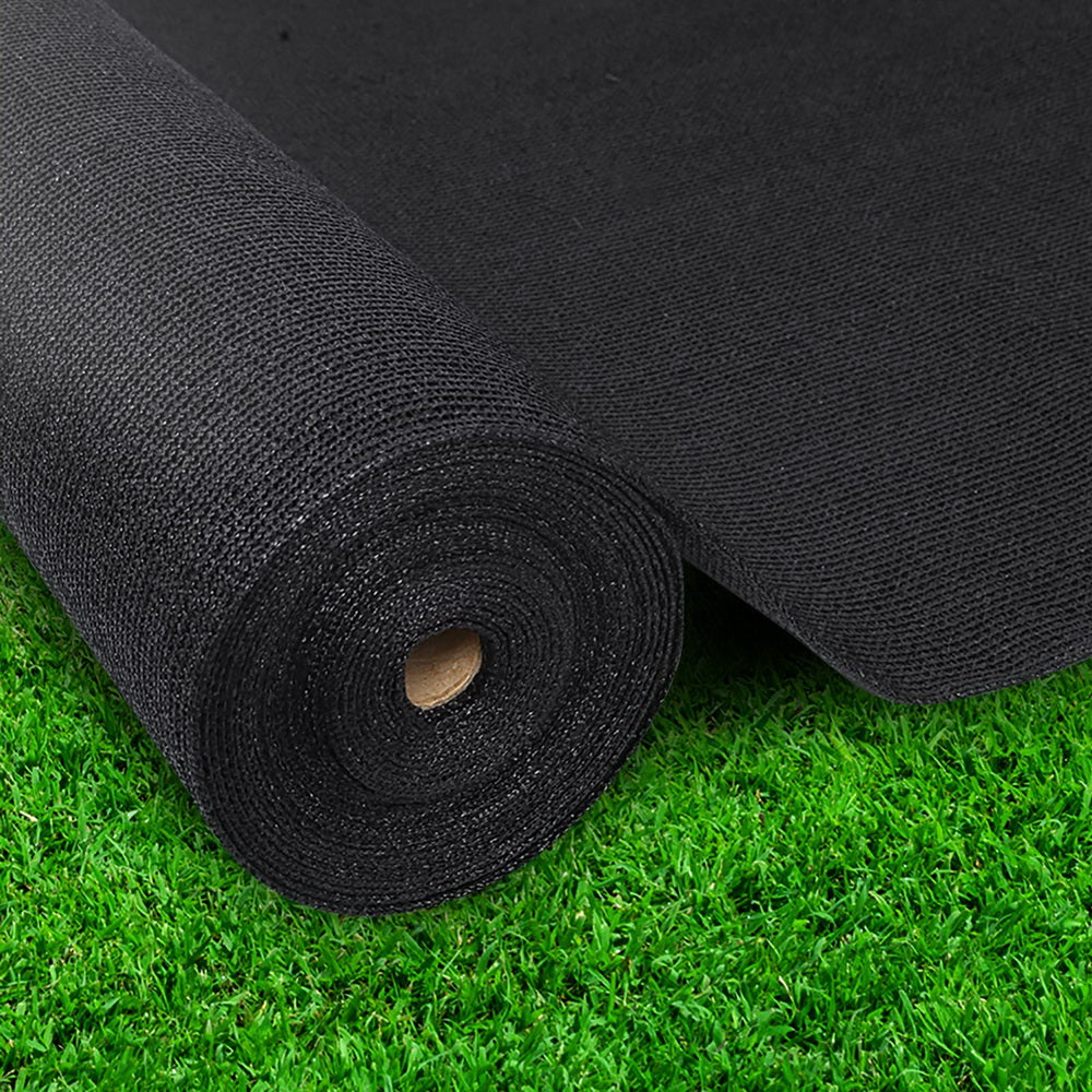 High-Quality 50% UV-Resistant Black Shade Cloth Roll - 1.83m x 20m - 100gsm Protection