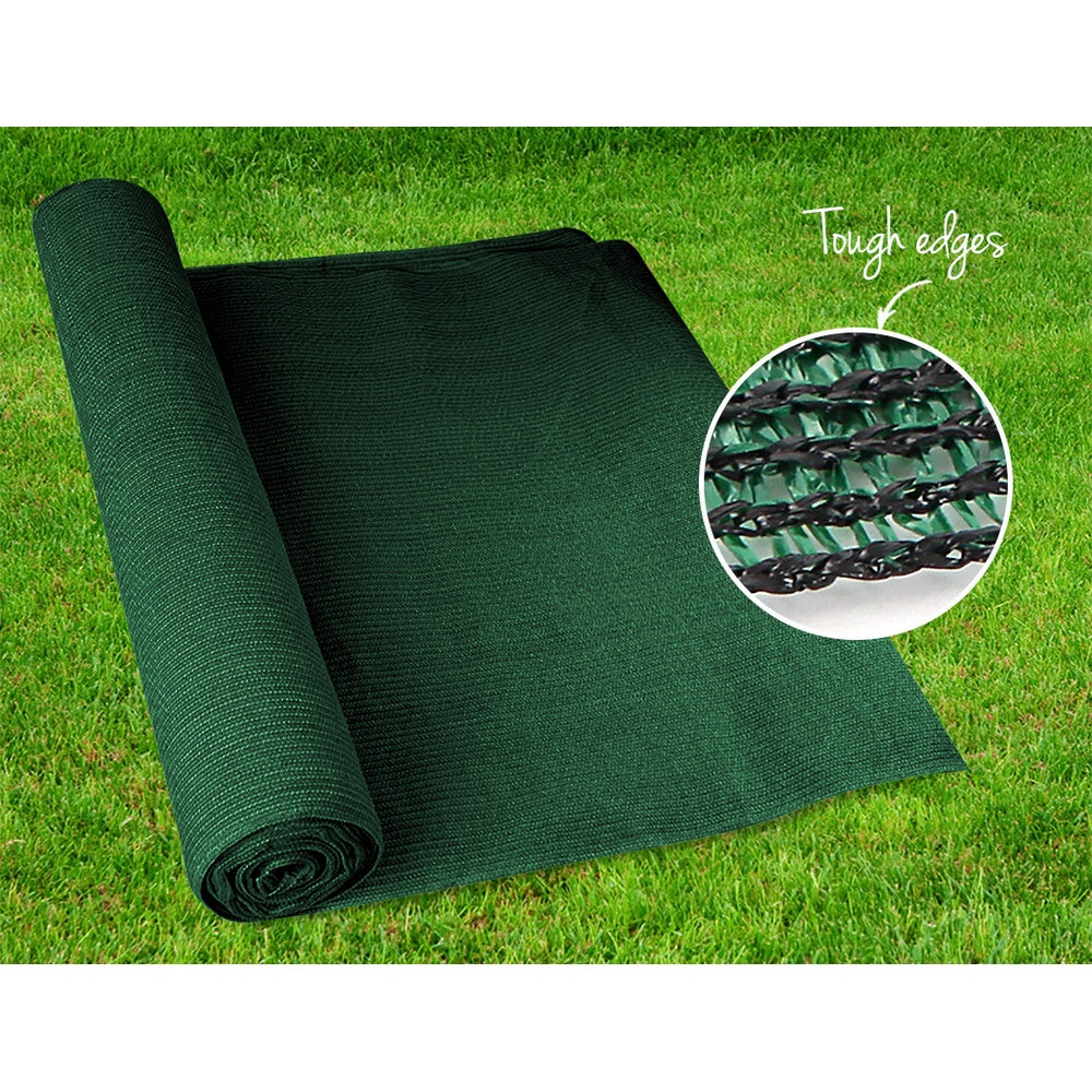 50% Shade Block Green UV-Resistant Shade Cloth Roll - 1.83m x 20m for Plants and Greenhouses