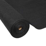 Premium 70% UV Resistant Shade Sail Cloth Roll for Garden - 1.83m x 20m in Black