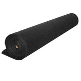 Premium 70% UV Resistant Shade Sail Cloth Roll for Garden - 1.83m x 20m in Black