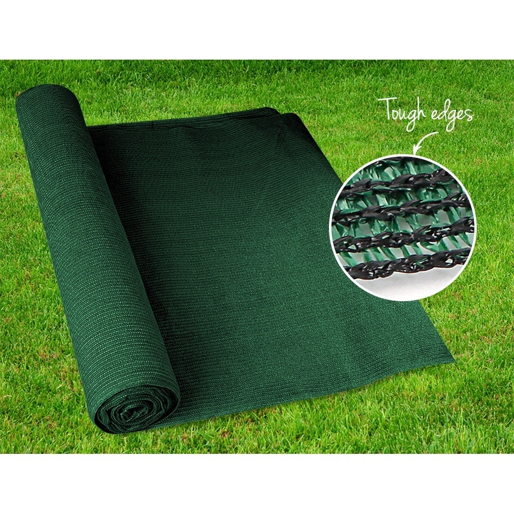 50% UV-Protection Green Shade Cloth Roll for Greenhouses and Plant Care - 3.66m x 10m