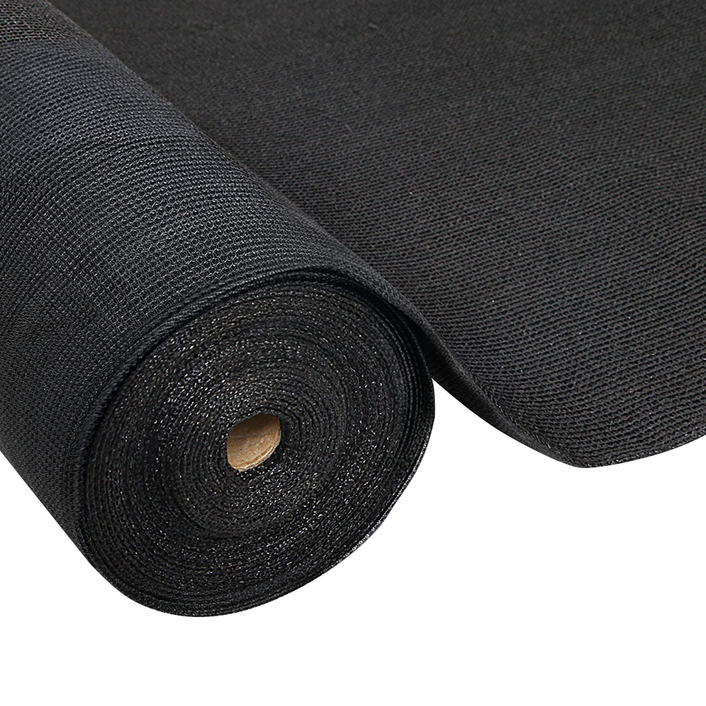 3.66x10m Black UV Resistant Shade Fabric for Garden and Greenhouse Protection