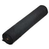 3.66x10m Black UV Resistant Shade Fabric for Garden and Greenhouse Protection - Top-Down View