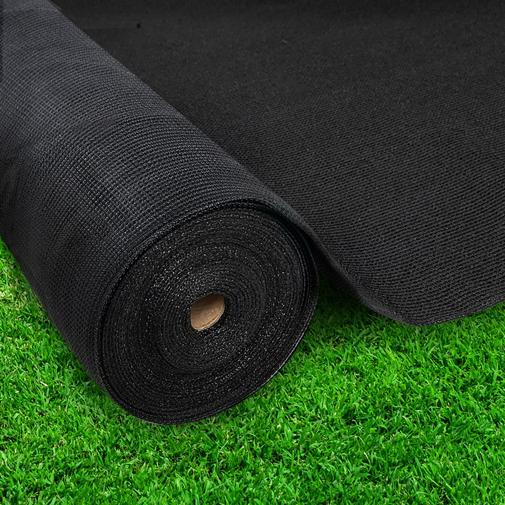 3.66x10m Black UV Resistant Shade Fabric for Garden and Greenhouse Protection