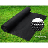 Premium 70% UV Resistant Shade Cloth Roll for Greenhouses and Gardens - 3.66x10m Black - 45-Degree Angle