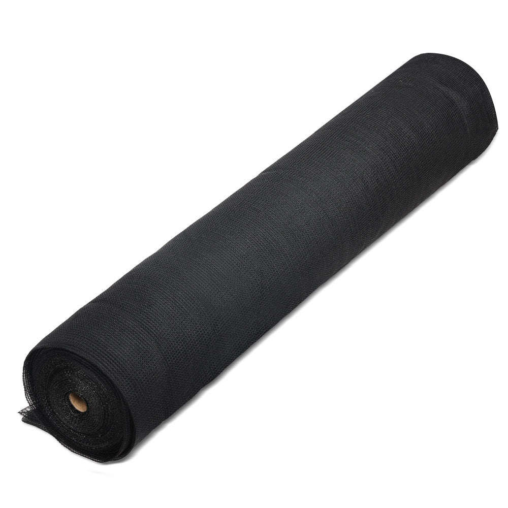 Premium Black 3.66x20m UV-Blocking Shade Cloth for Greenhouses and Gardens