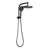 Cefito Luxurious Matte Black 9-Inch High Pressure Rain Shower System with Handheld Feature