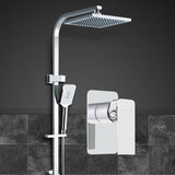 Cefito Luxury 8'' Chrome Rain Shower Head & Mixer Set with Versatile Handheld Shower Option