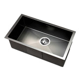 Cefito Versatile 30cm x 45cm Premium Black Stainless Steel Kitchen Sink with Multiple Installation Options