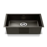 Cefito Versatile 30cm x 45cm Premium Black Stainless Steel Kitchen Sink with Multiple Installation Options