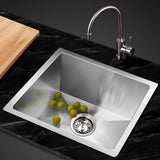 Cefito 36cm Premium 304 Stainless Steel Kitchen Sink - Flexible Installation & Elegant Design