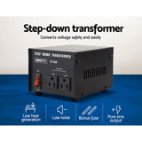 Giantz 500W Step-Down Transformer for 240V to 110V Conversion