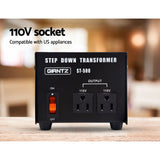 Giantz 500W Step-Down Transformer for 240V to 110V Conversion