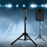 Pair of Adjustable 120CM Professional Speaker Stands - Black