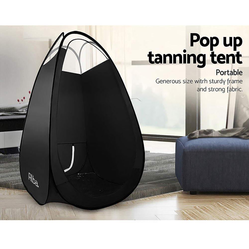 Professional Black Pop-Up Spray Tan Tent