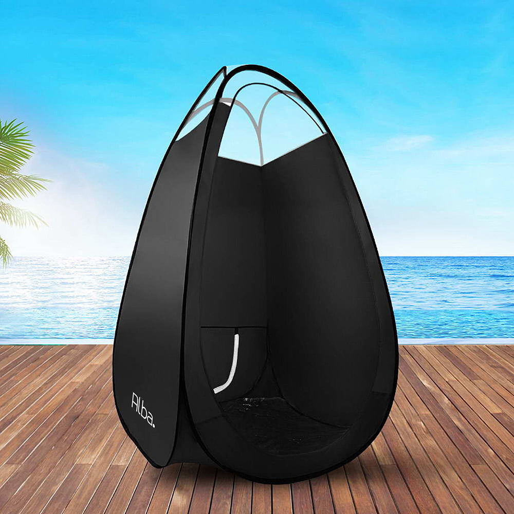 Professional Black Pop-Up Spray Tan Tent