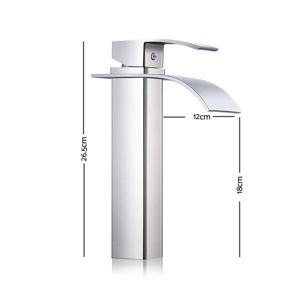 Sleek Chrome Bathroom Basin Mixer Tap by Cefito