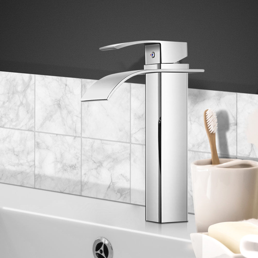 Sleek Chrome Bathroom Basin Mixer Tap by Cefito