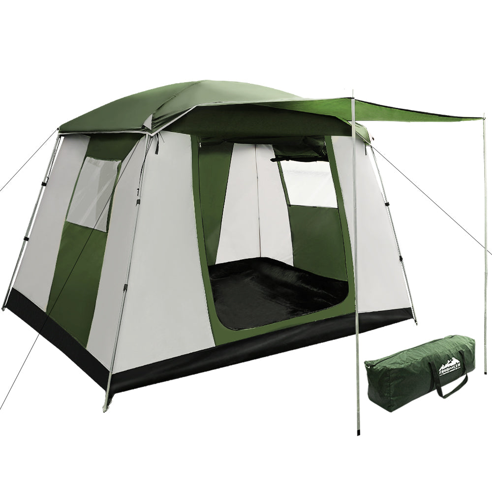 Weisshorn 6-Person Family Camping Dome Tent with Weatherproof Design