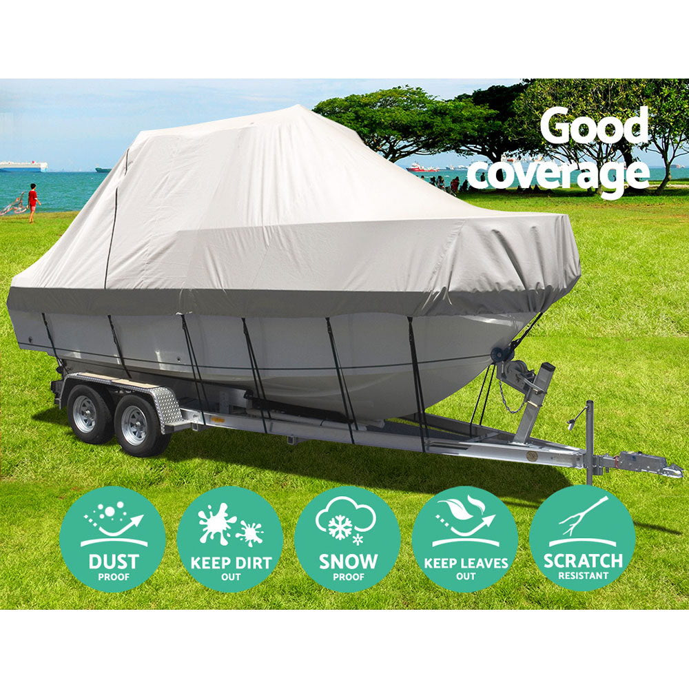 Premium Waterproof Boat Cover for 21-23ft Vessels