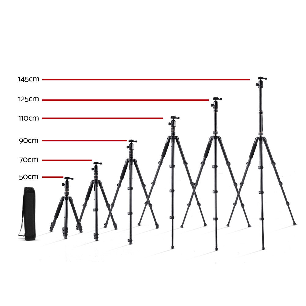 2-in-1 Versatile Camera Tripod and Monopod with Ball Head for DSLR