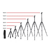 2-in-1 Versatile Camera Tripod and Monopod with Ball Head for DSLR