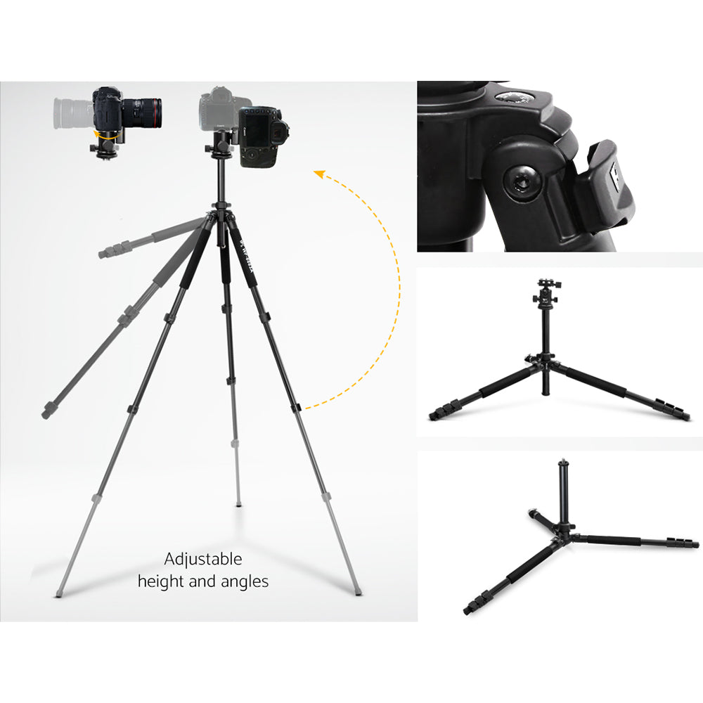 173cm Professional Magnesium Alloy Tripod with Smooth Ball Head for Digital Cameras and Camcorders