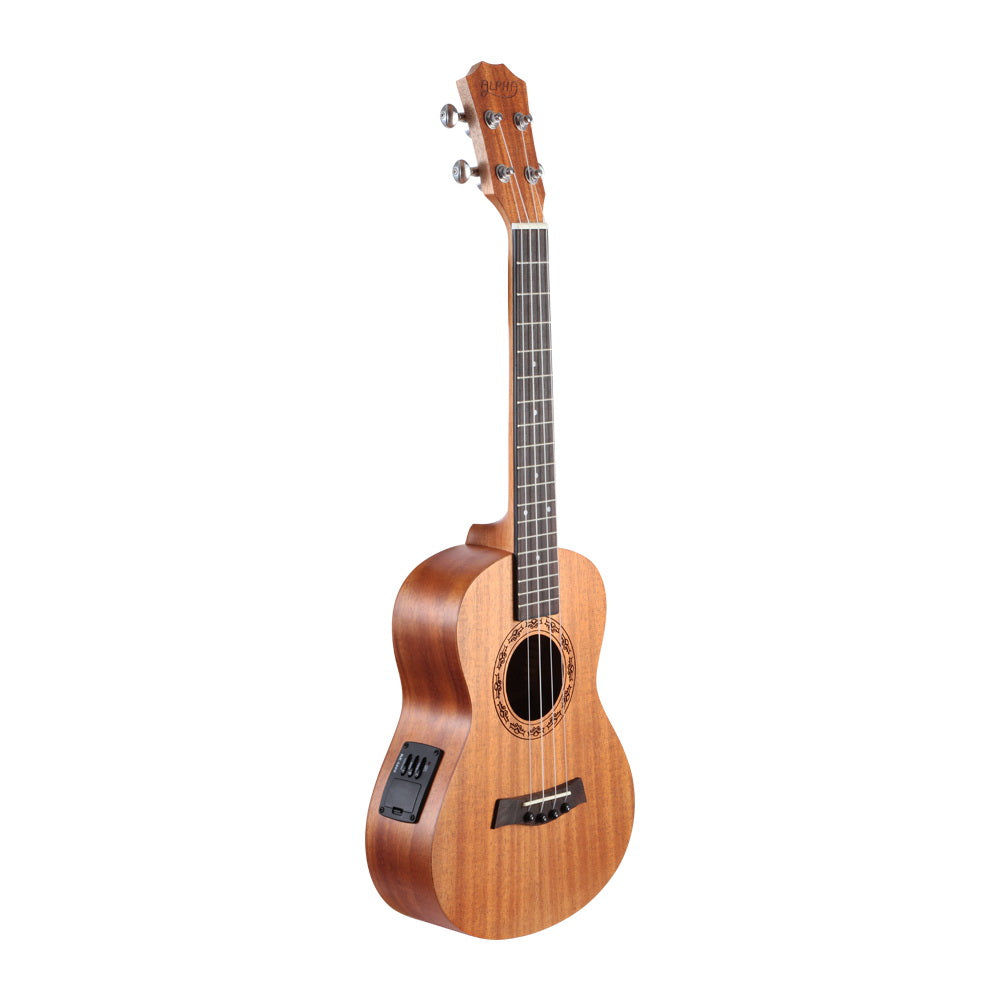 Alpha 23" Electric Mahogany Concert Ukulele with EQ and Accessories