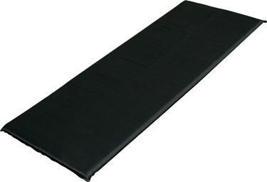 Compact Black Self-Inflating Suede Air Mattress - Ideal for Camping