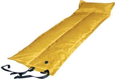 Self-Inflating Portable Air Mattress with Pillow - Yellow