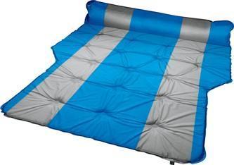 Comfort Plus Self-Inflating Air Bed with Bolsters and Pillow - Sky Blue