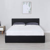 Milano Luxury Gas Lift Bed Frame And Headboard King Black