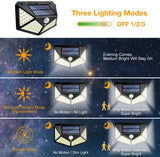 100 LED Solar Fairy Lights with 8 Modes - Waterproof Outdoor Decorative Lighting (4 Pack)