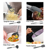 Complete 20-Piece BPA-Free Silicone Kitchen Utensil Collection