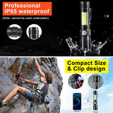 Multi-Functional Waterproof Rechargeable UV Light Flashlight for Outdoor Adventures