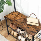 Versatile Coat Rack and Shoe Bench for Compact Living Spaces