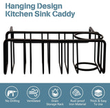 2-in-1 Kitchen Sink Caddy and Organizer with Quick Drying Design