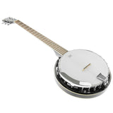 Karrera 6-String Professional Resonator Banjo - Elegant Black Finish