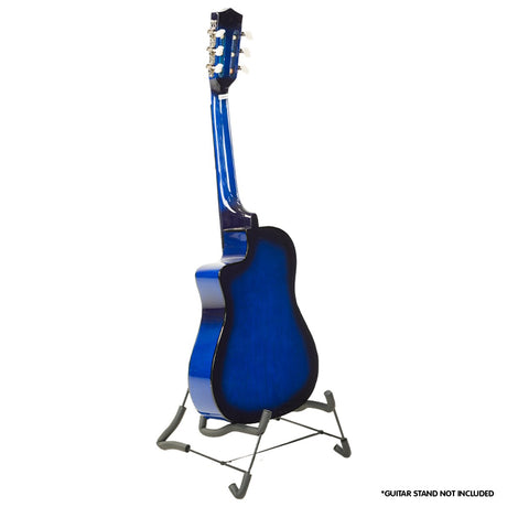 Karrera Blue Cutaway Acoustic Guitar for Kids - Perfect for Learning and Performance