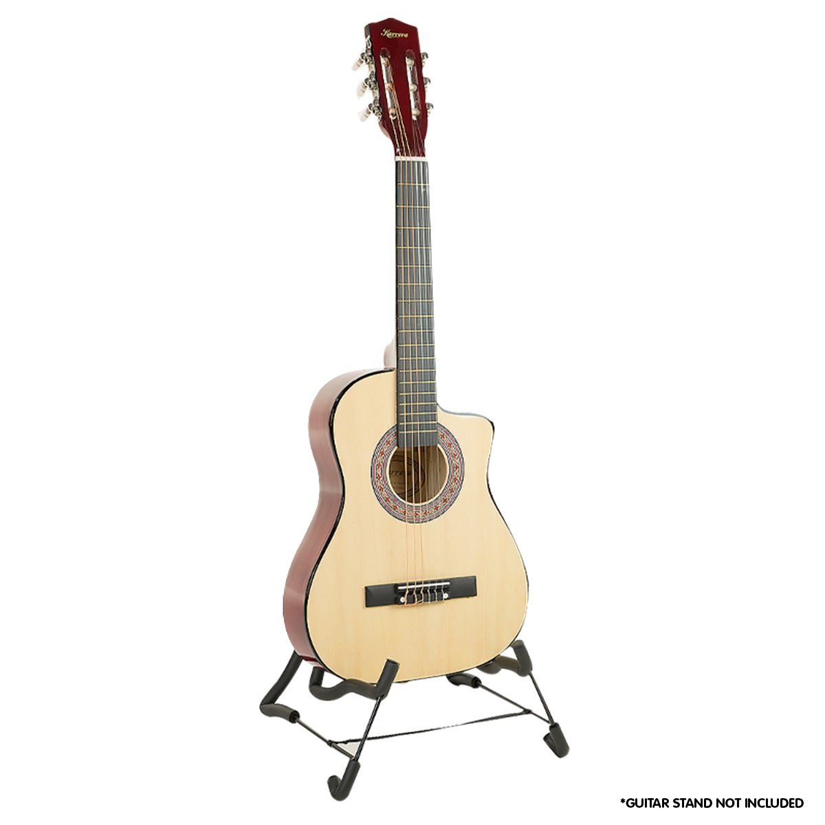 Karrera Kids Cutaway Acoustic Guitar - Natural Finish