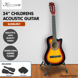 Karrera Kids Sunburst Acoustic Guitar - Premium Learning Instrument