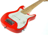 Karrera Kids Electric Guitar - Red 1/2 Size for Young Musicians