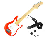 Karrera Kids Electric Guitar - Red 1/2 Size for Young Musicians