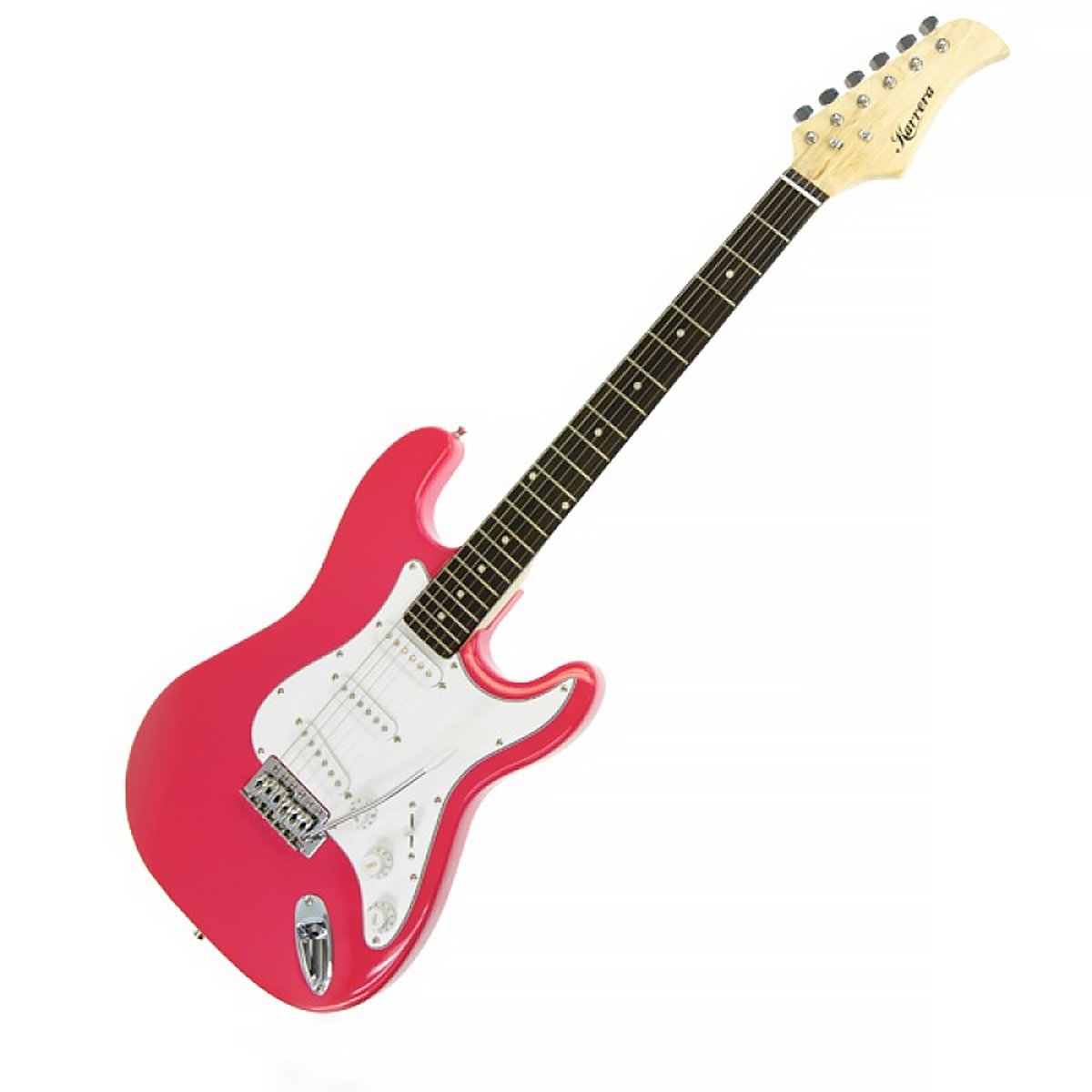 Karrera 39-Inch Electric Guitar - Vibrant Pink Edition