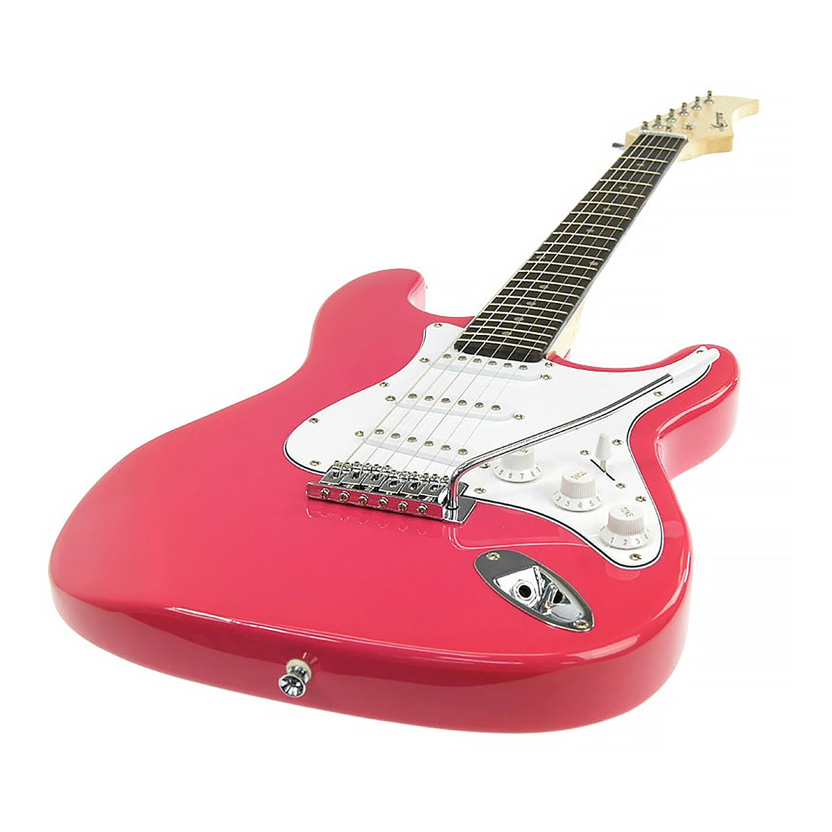 Karrera 39-Inch Electric Guitar - Vibrant Pink Edition